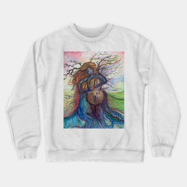 Cello Goddess Crewneck Sweatshirt by Room 4 Cello